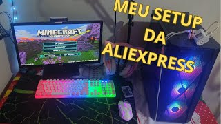 MEU PC GAMER DO ALIEXPRESS ATUALIZADO 2024