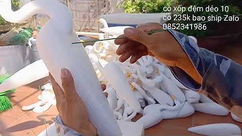 cò xốp đệm dẻo 20k 1 con. cò mồi giả bẫy keo. cò xốp mồi úp lưới. cò xốp săn bẫy ship hàng toàn quốc