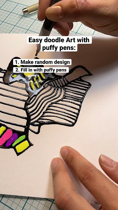 EZGHAR ArtisticMagic 3D Puffy Paint Pens, Magic Puffy Pens, DIY