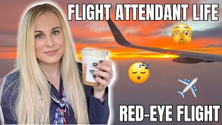 FLIGHT ATTENDANT LIFE! Red-Eye Flights and a Work Week in My Life