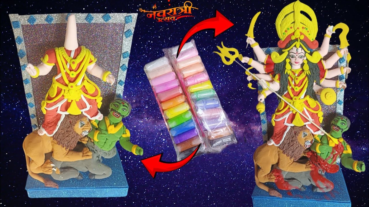 durga maa making with clay || durga maa bengali style murti making 2025 