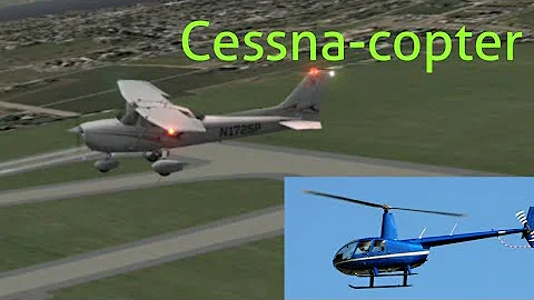 Hovering A Cessna | Cessna-copter (X-plane 10 mobile)
