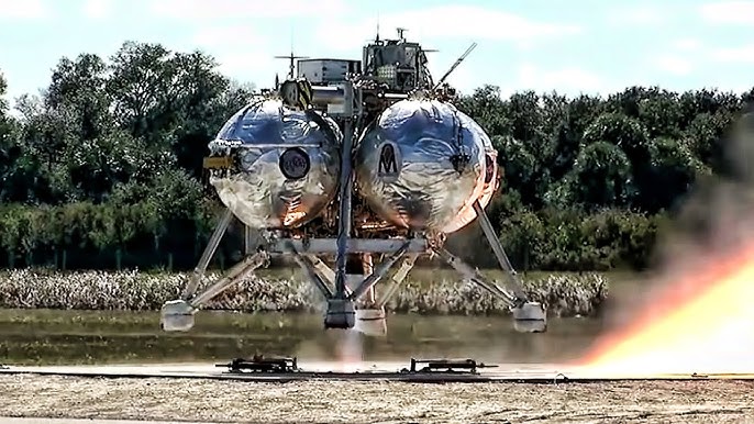 Morpheus Makes Free Flight at Kennedy Space Center - YouTube