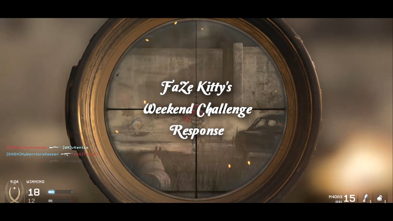 Myth Wire - FaZe Kitty [WK] Montage Challenge Response - YouTube