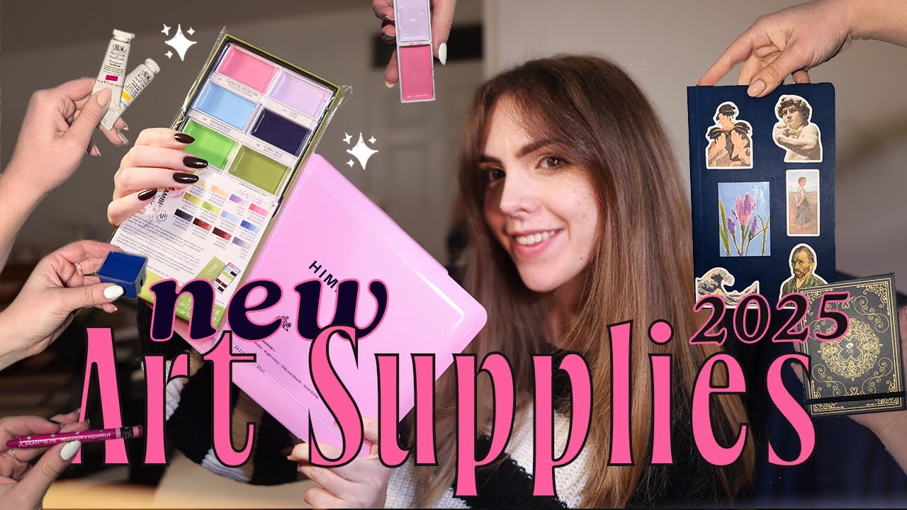 HUGE Art Supplies Haul 2025 | Testing ALL the NEW Things 🎨