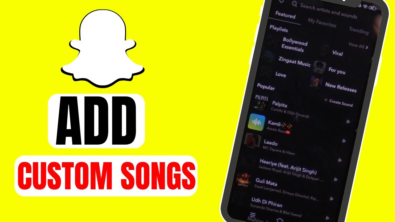 How to add Your Custom Songs to Snapchat Story