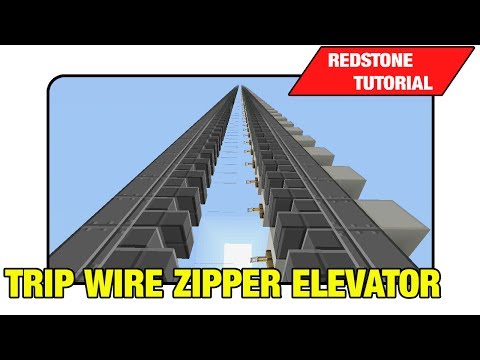 Minecraft - Super Fast Piston Elevator for 1.8 [Tutoria 