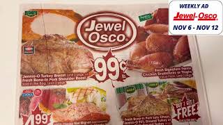 Jewel-Osco Weekly Ad Nov. 6-12 Sizzlin' HOT Offer for U Best for Less Holiday Meals🦃Seasonal Savings