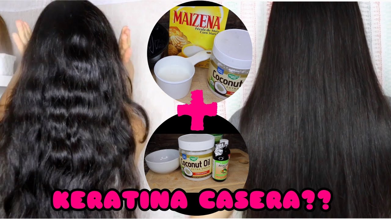 Keratina con MAIZENA?2 MASCARILLAS PARA CABELLO SECO Y