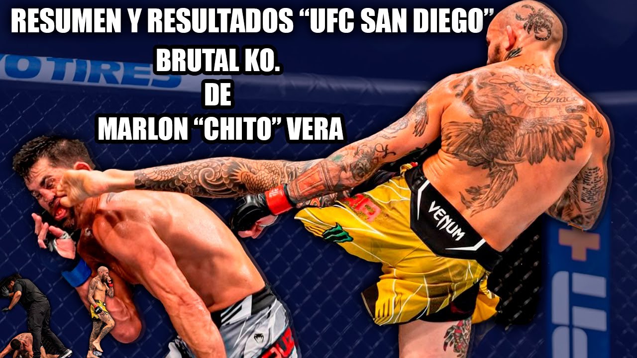UFC Marlon Chito Vera vs Dominick Cruz resumen y resultados