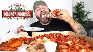 MUKBANG • Pizza &amp; Wings Eating Show