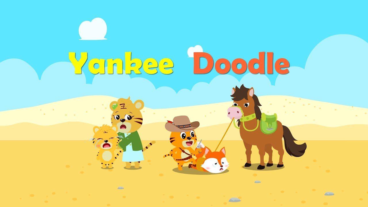 Yankee Doodle | Nursery Rhymes | Kids Songs - Baby Tiger - YouTube