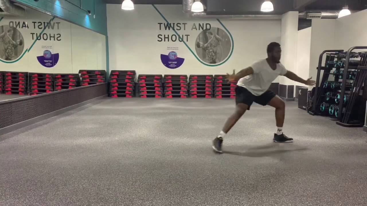 Defensive Slide into Sprint - YouTube