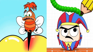 Help Monster 2 Tricky Puzzle vs Draw To Smash - Satisfying Android , iOS Gameplay (ASMR Video)