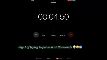 Day 1 of trying to pause the video at 10 seconds