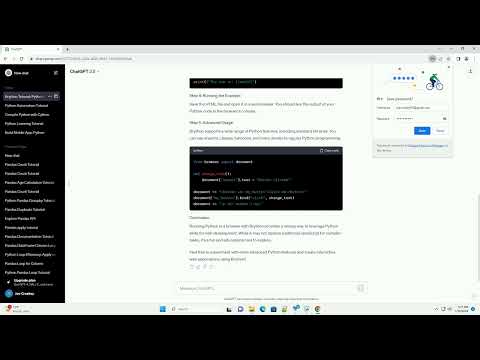 can python run in browser