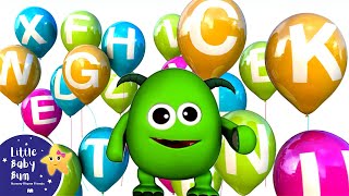 abcs balloons alphabet song little baby bum nursery rhymes for kids baby song 123