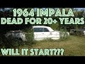 WILL IT START?!? 1964 Impala Rescued From the Dead - Abandoned for 20+ Years!