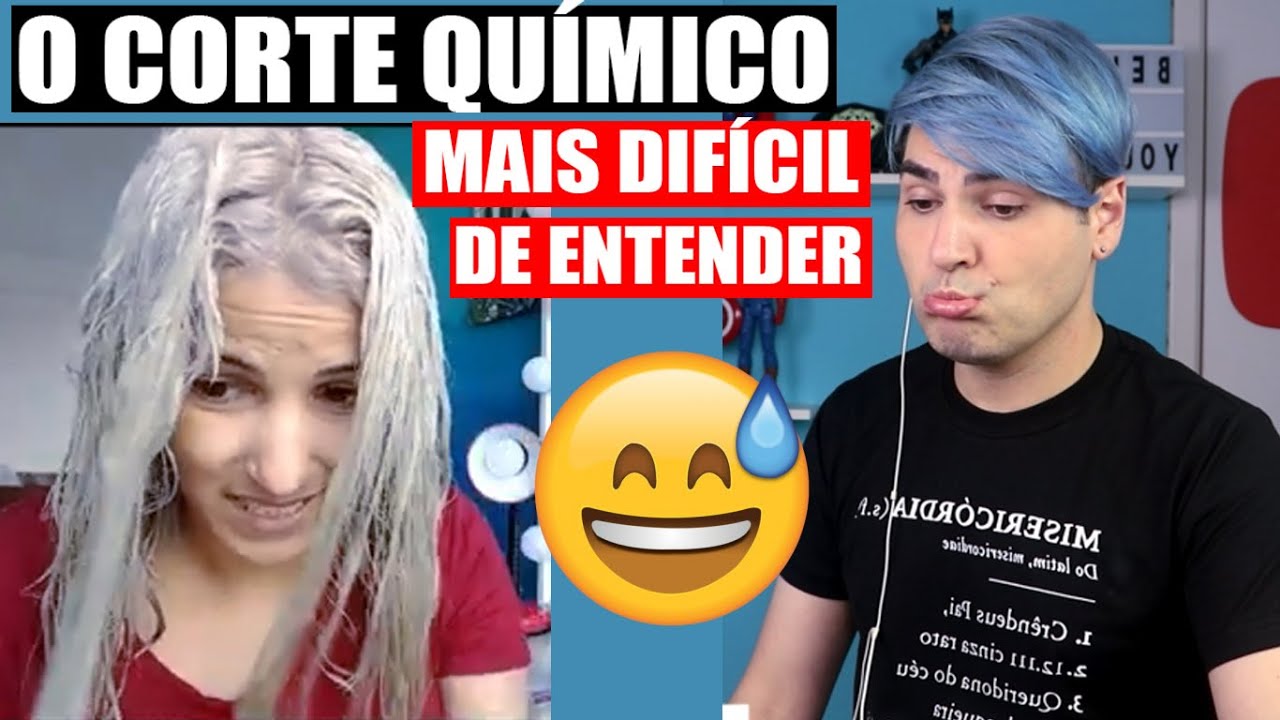 DEU CORTE QUÍMICO NO CABELO DA QUERIDONA | ELA DESCOLORIU E USOU A 12.111