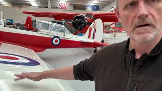 De Havilland Chipmunk RAF trainer pilot walk around