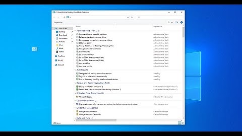 Enable God Mode on Windows 10