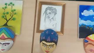 Display Karya Seni Rupa Kelas IX Angkatan 6 Tahun Pelajaran 2020-2021