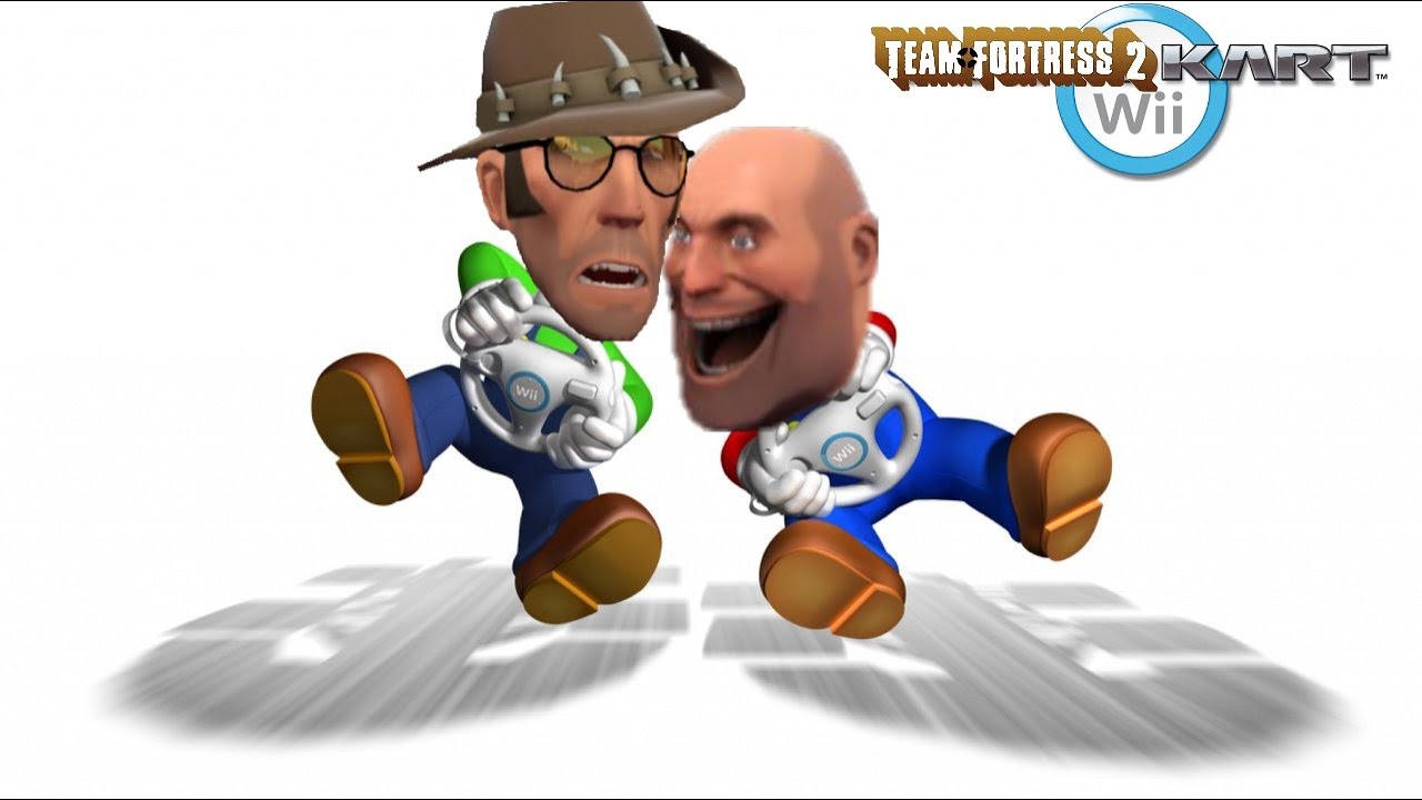 Team Fortress Kart Wii with Heavy Weapons Guy