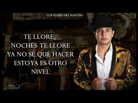 (LETRA) Tres Botellas - Los Plebes Del Rancho [ESTUDIO 2019]