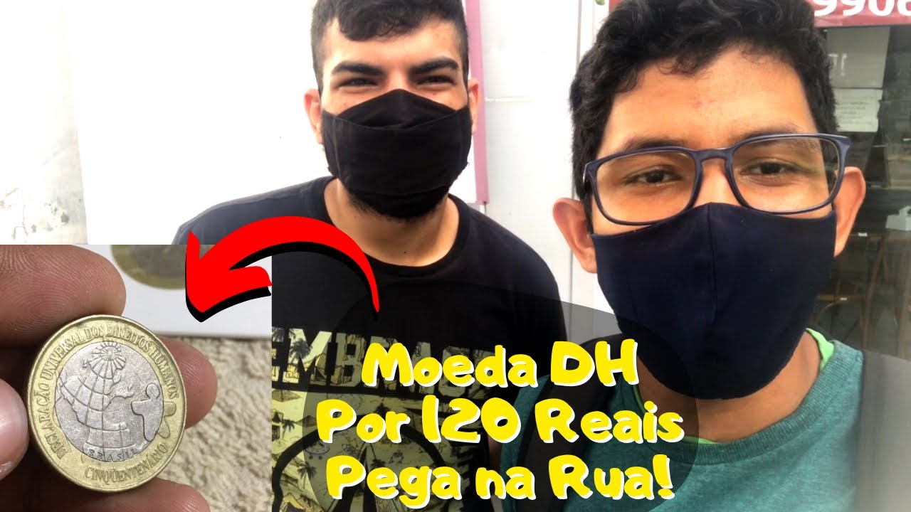 Paguei 120 Reais em Moeda DH de 1998 encontrada na Rua (troco) # Coleção e Numismática 2020-2021