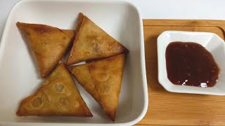Ramadan Special: Chicken Keema Samosa with samosa folding technique! screenshot 2