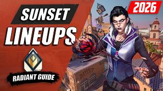 NEW Fade Lineups on SUNSET (2026) – VALORANT Guide