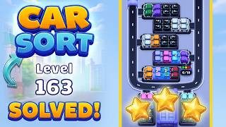 Car Sort: Color Puzzle - Level 163 Walkthrough 🧩 | Solution & Gameplay (Rollic Games) 🚗