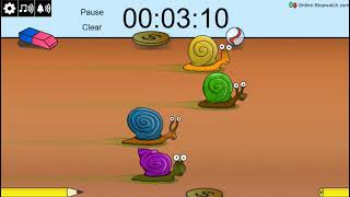 5 Minute Snail Racing Timer (fast) screenshot 5