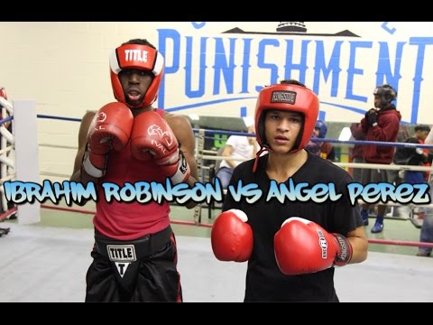 ANGEL PEREZ vs IBRAHIM ROBINSON (Amazing Sparring Workout) Capitol Punishment/G-UPNATION