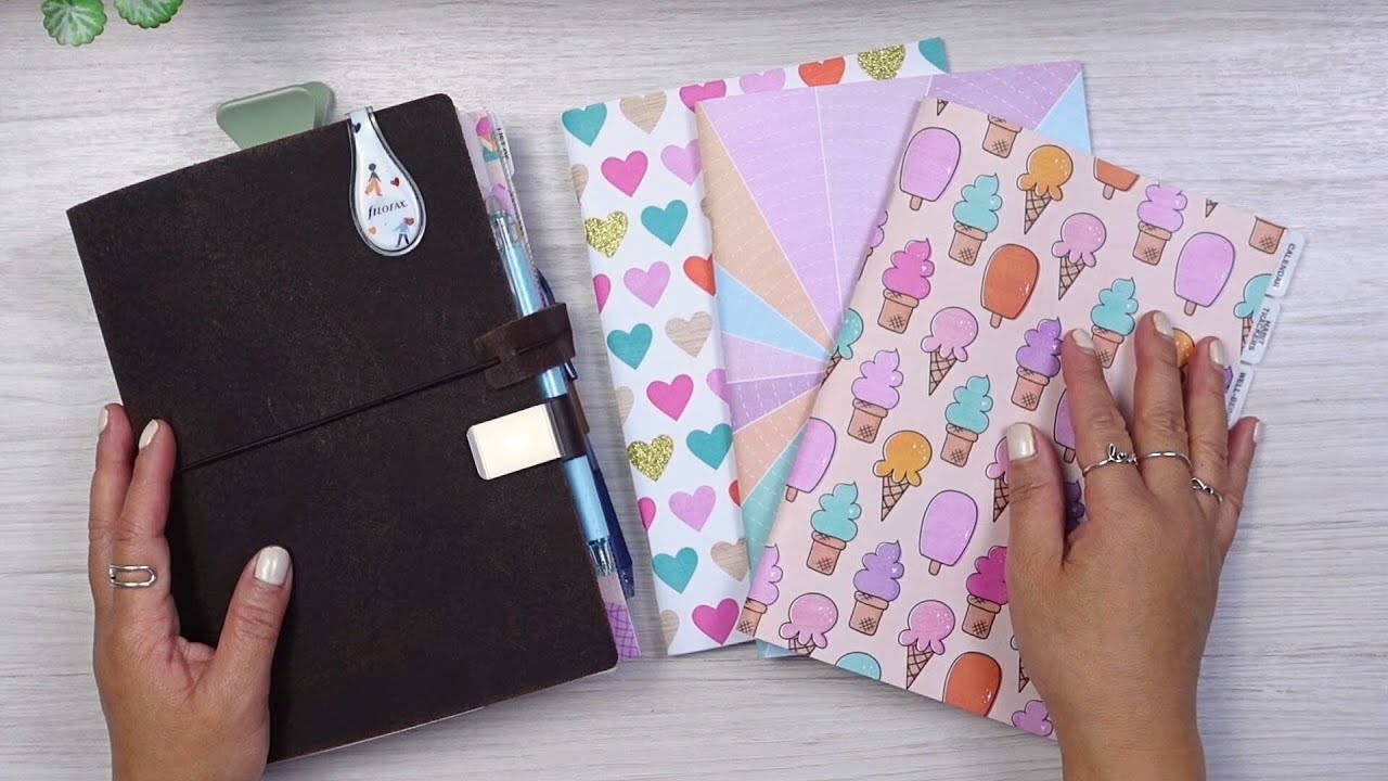 How I Construct My A5 Notebook Insert Printable Download - YouTube