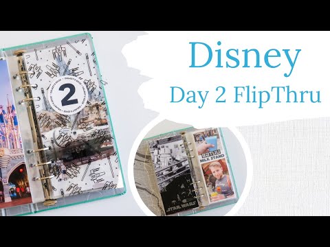 Documenting Disney Travel Album | Day 2 Flip Thru