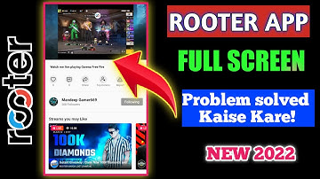 rooter app full screen problem solved 2022 || how to solve rooter full screen problem || rooter app