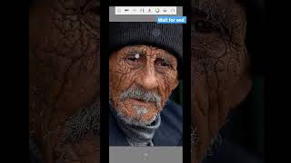 face smooth old man # face smooth editing # face smooth oil paint # background# short video editing screenshot 5