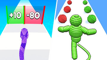 Snake Run Race 🆚 Rope Man Run🧿🌺🌈Walkthrough Android IOS 2025 New Update Gameplay HT26