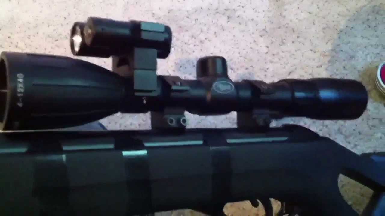 air rifle hunting setup - YouTube