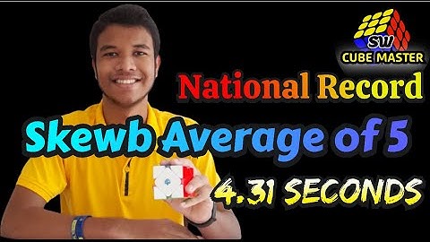 Skewb Average 4.31s | Single 3.10s | Skewb Single & Average Unofficial NR in Sri Lanka
