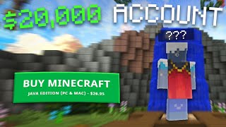 Bedwars with a $20,000 Minecraft Account