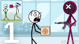Satisdom (WEEGOON) Part 1 - Funny Stickman Gameplay Walkthrough (Android, iOS) Gameplay
