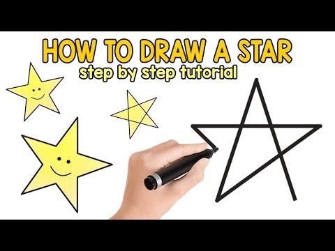 How to Draw a Star Step by Step Drawing Tutorial