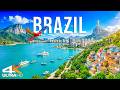 Brazil 4K | Rio Coastlines, Atlantic Beaches & Tropical Landscape Beauty