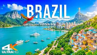Brazil 4K | Rio Coastlines, Atlantic Beaches & Tropical Landscape Beauty