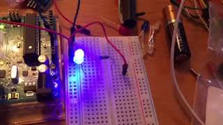 Controlling LED brightness w/serial data from processor