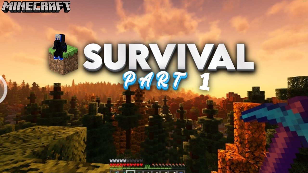 My First Time Play Minecraft Pojov Launcher And Survival Series 1 But ...