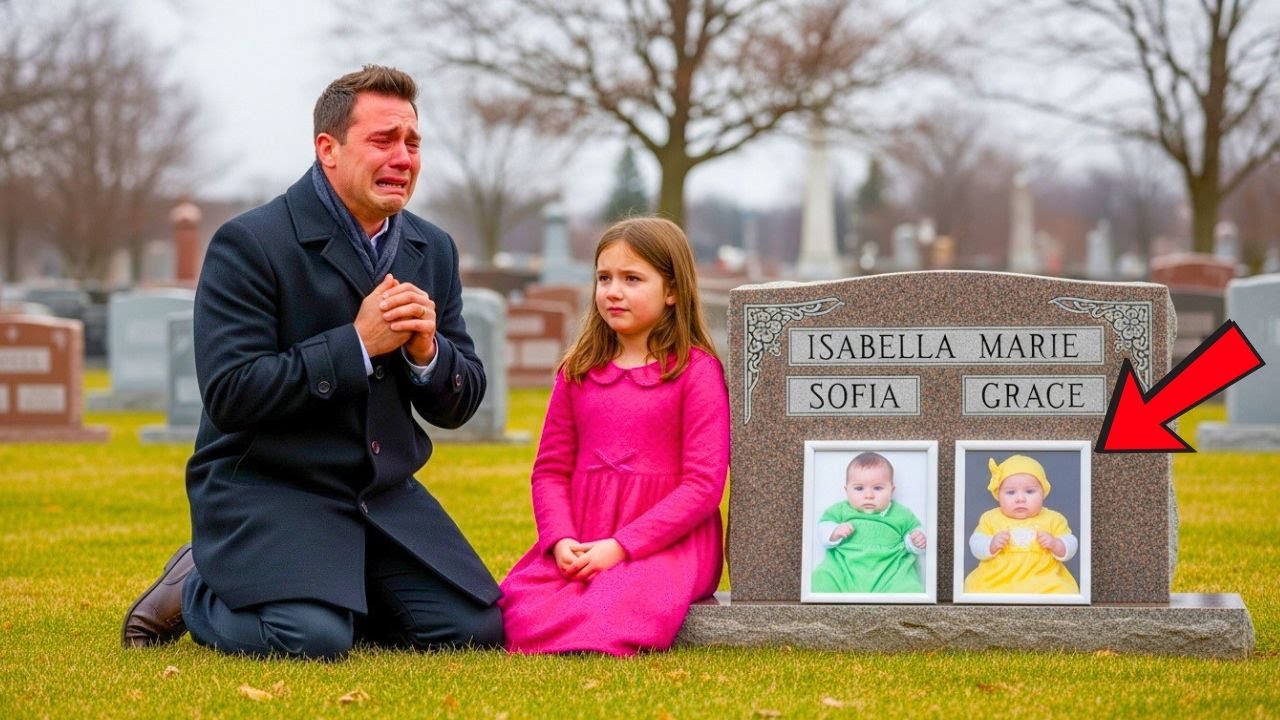 «선생님, 제가 어제 그 아기들을 봤어요!» 가난한 소녀가 자녀들을 잃고 슬퍼하는 백만장자에게 말했다...