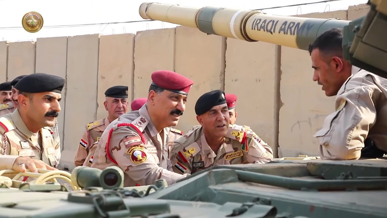 المفتش العسكري العام يترأس مجموعة التفتيش الفحصي والمفاجئ للفرقة المدرعة التاسعة وتشكيلاتها